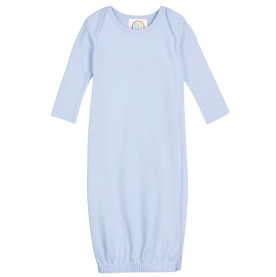 Blank Unisex Long Sleeve Infant Gown with Hidden Zipper